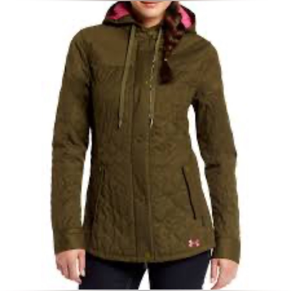 Under Armor Quilted Hooded Zip Jacket